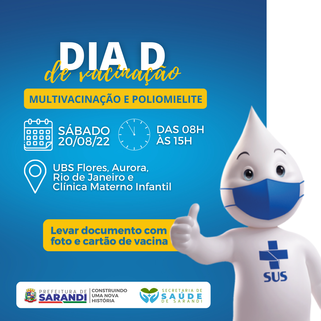 Dia D de vacinação - 20/08